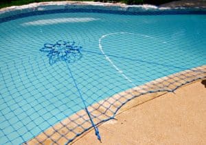 swimming pool safety net pulley system