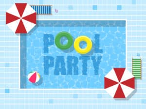 kids pool party