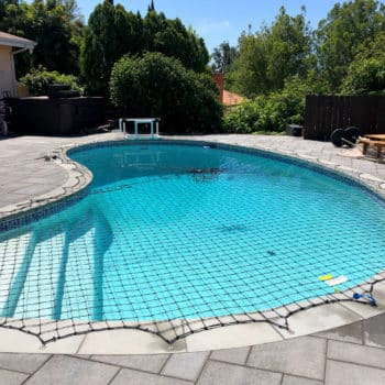 black pool safety net cover