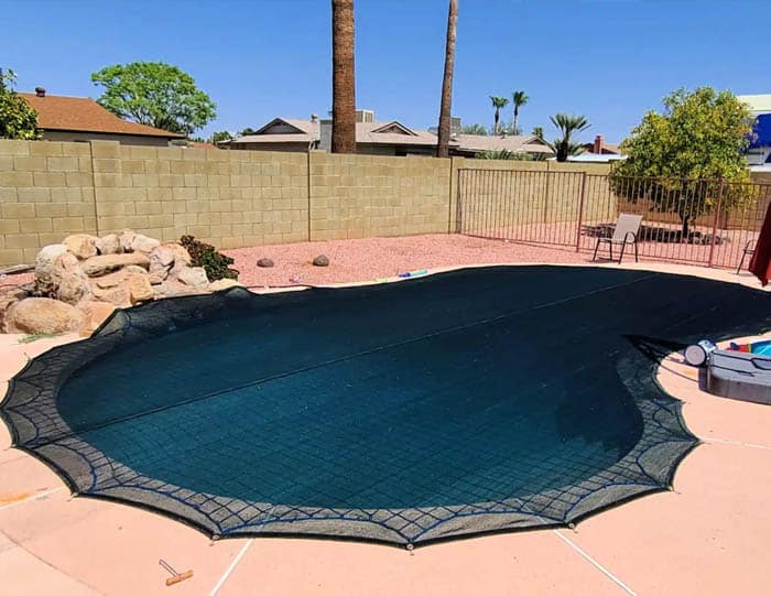Pool Safety Net & Combination Pool Leaf Cover Duo